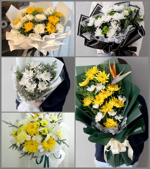 贵州毕节市金沙县沙土镇天堂村白事花束代送